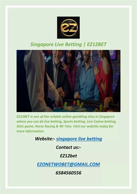 live betting singapore.